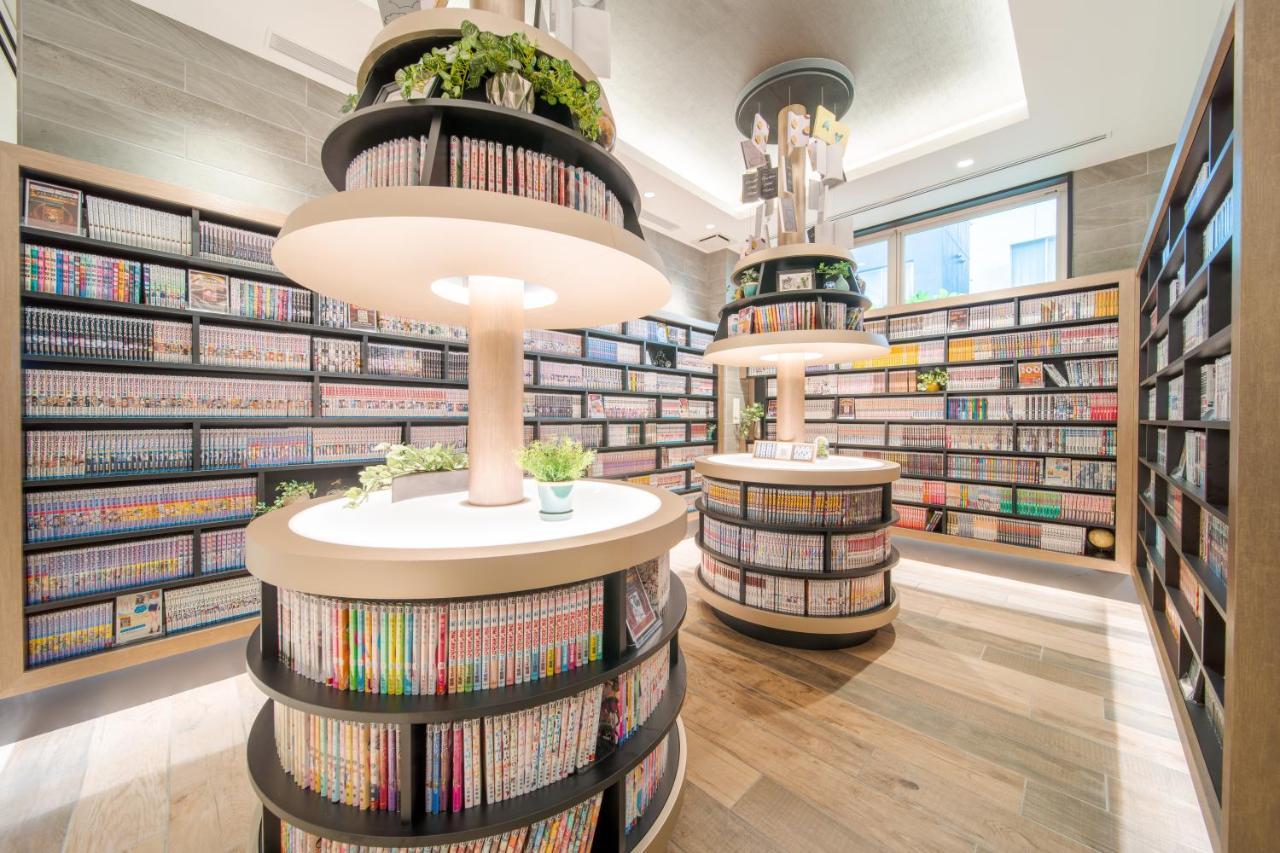 Quintessa Hotel Osaka Shinsaibashi Comic & Books Exterior photo